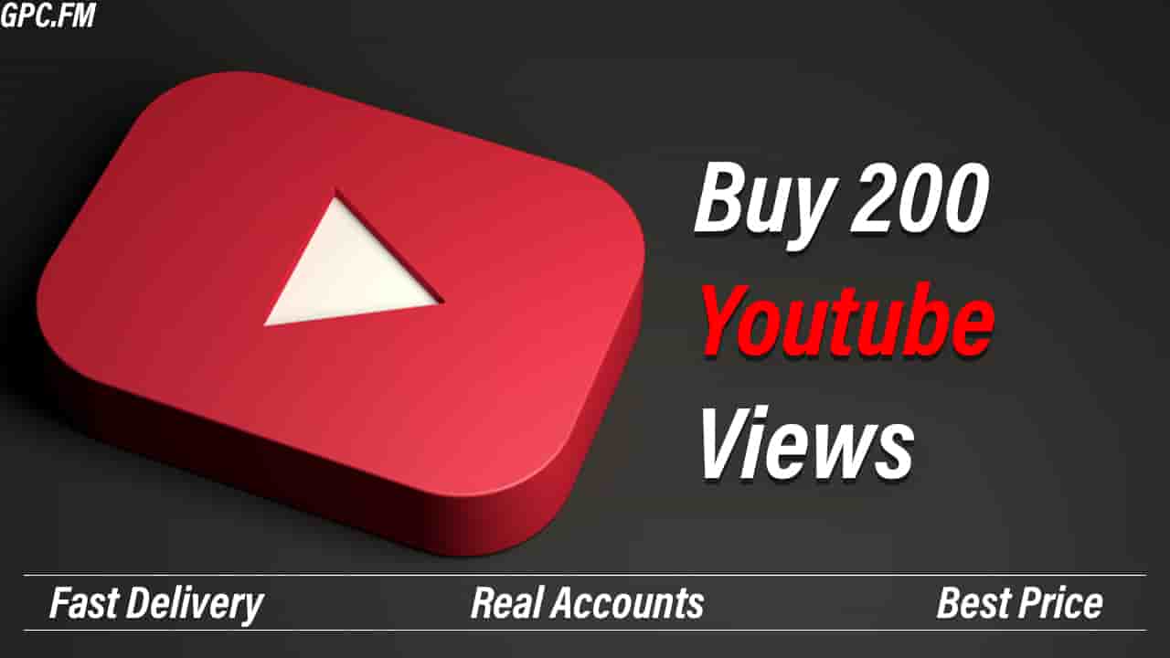 Buy 200 YouTube Views